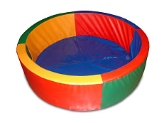 Сухой бассейн круглый (d-150см, h-40см, b-10см), рассчитан на 800 шариков