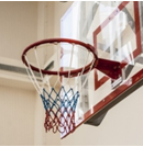 Сетка баскетбольная (шнуровая) 5мм, триколор