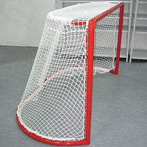Сетка для хоккейных ворот нить 2,2 мм 1,85х1,25х0,5 м белый
