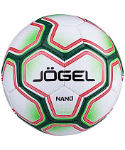 Мяч футбольный Jogel Nano №4, Синтетическая кожа (поливинилхлорид) толщиной 2,7 мм