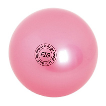 Мяч для худ. гимнастики (19 см, 420 гр) розовый AB2801