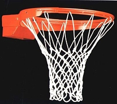 Сетка баскетбольная (шнуровая) 5мм, цвет белый