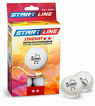 Мяч для настольного тенниса Start Line Standart 2* (белый)