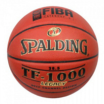 Мяч баскетбольный "SPALDING TF-1000 Legacy" р.6, арт.74-451z, ZK-композит, коричнево-черно-золотистый