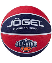 Мяч баскетбольный Jogel Streets ALL-STAR №7, Износостойкая резина