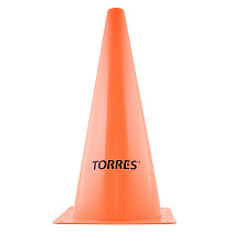 Конус тренировочный "TORRES" арт. TR1004, пластик, высота 38 см., оранжевый
