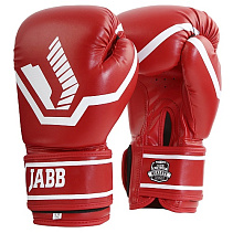 Перчатки бокс.(иск.кожа) Jabb JE-2015/Basic 25 красный 10ун..